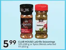 Sobeys LaGrille Seasonings or Spice Blends offer