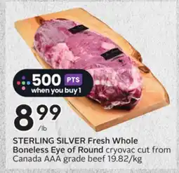 Sobeys Fresh Whole Boneless Eye of Round offer