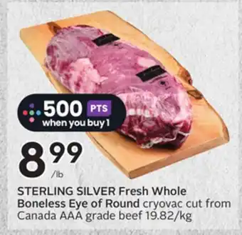 Sobeys Fresh Whole Boneless Eye of Round offer