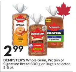 Sobeys Whole Grain, Protein or Signature Bread offer