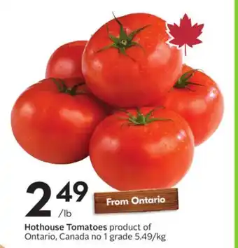 Sobeys Hothouse Tomatoes offer