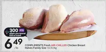 Sobeys COMPLIMENTS Fresh AIR-CHILLED Chicken Breast offer