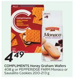 Sobeys COMPLIMENTS Honey Graham Wafers offer