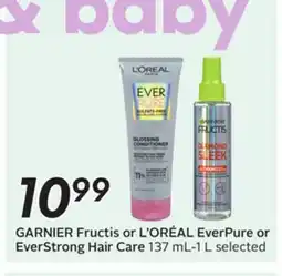 Sobeys Fructis or EverPure or EverStrong Hair Care offer