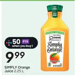 Sobeys Orange Juice offer