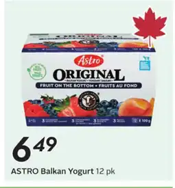Sobeys Balkan Yogurt offer
