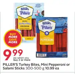 Sobeys Turkey Bites, Mini Pepperoni or Salami Sticks offer