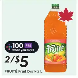 Sobeys Fruit Drink offer