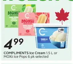 Sobeys COMPLIMENTS Ice Cream offer
