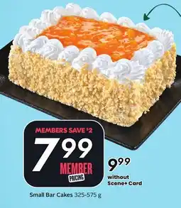 Sobeys Small Bar Cakes offer
