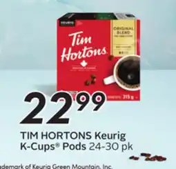 Sobeys Keurig K-Cups Pods offer
