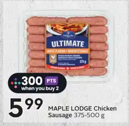 Sobeys Chicken Sausage offer
