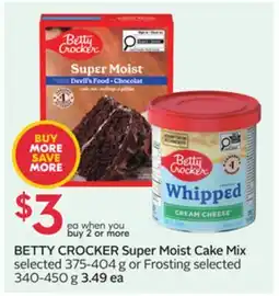 Sobeys Super Moist Cake Mix or Frosting offer
