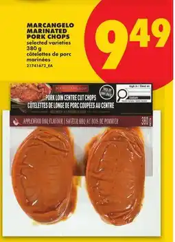 No Frills MARCANGELO MARINATED PORK CHOPS offer