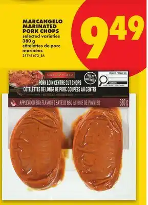 No Frills MARCANGELO MARINATED PORK CHOPS offer