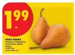 No Frills BOSC PEARS offer