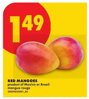 No Frills RED MANGOES offer