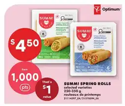 No Frills SUMM! SPRING ROLLS offer