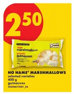 No Frills NO NAME MARSHMALLOWS offer
