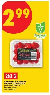 No Frills FARMER'S MARKET GRAPE TOMATOES offer