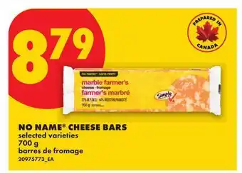 No Frills NO NAME CHEESE BARS offer