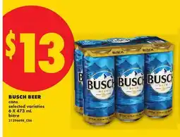 No Frills BUSCH BEER offer