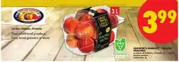 No Frills FARMER'S MARKET YELLOW PEACHES offer