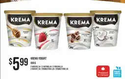 Fortinos KREMA YOGURT offer