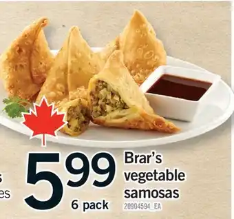 Fortinos BRAR'S VEGETABLE SAMOSAS offer