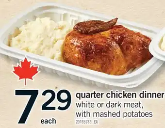 Fortinos QUARTER CHICKEN DINNER offer