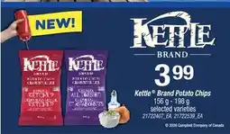 Fortinos KETTLE BRAND POTATO CHIPS, 156 G - 198 G offer
