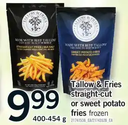 Fortinos TALLOW & FRIES STRAIGHT-CUT OR SWEET POTATO FRIES offer