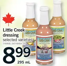 Fortinos LITTLE CREEK DRESSING offer