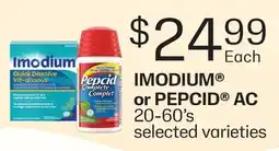 Fortinos IMODIUM OR PEPCID AC, 20-60'S offer