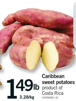 Fortinos CARIBBEAN SWEET POTATOES offer