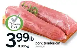 Fortinos PORK TENDERLOIN offer