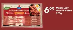 Fortinos MAPLE LEAF NATURAL BACON offer