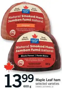 Fortinos MAPLE LEAF HAM offer