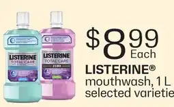 Fortinos LISTERINE MOUTHWASH offer
