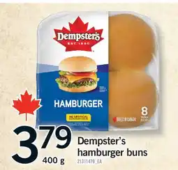 Fortinos DEMPSTER'S HAMBURGER BUNS offer