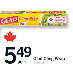 Fortinos GLAD CLING WRAP, 90 M offer