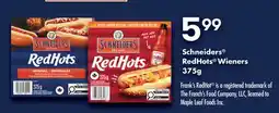 Fortinos SCHNEIDERS REDHOT WIENERS offer