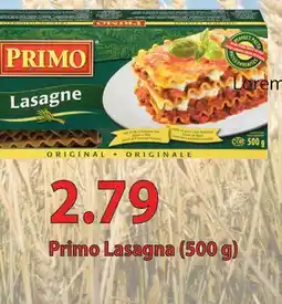 Fortinos PRIMO LASAGNA, (500 G) offer