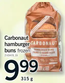 Fortinos CARBONAUT HAMBURGER BUNS offer