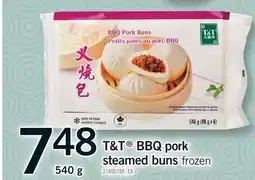 Fortinos T&T BBQ PORK STEAMED BUNS offer