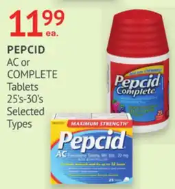 IDA Pharmacy PEPCID AC or COMPLETE Tablets offer