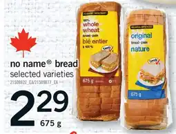 Fortinos NO NAME BREAD offer