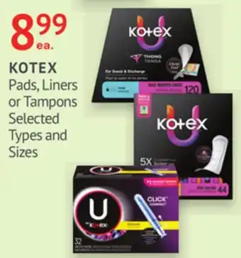 IDA Pharmacy KOTEX offer