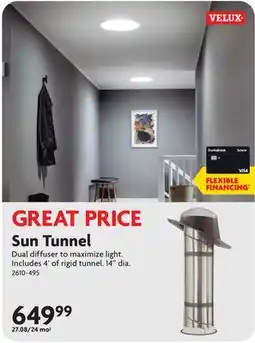 Home Hardware Sun Tunnel offer