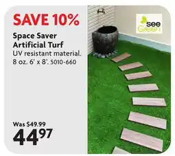Home Hardware Space Saver Artificial Turf offer